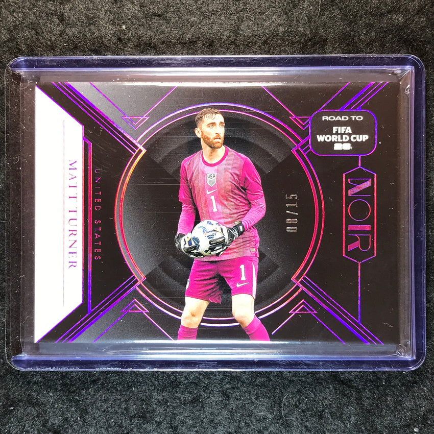 2025-26 Noir Road to FIFA World Cup MATT TURNER Base Pink 8/15 #142