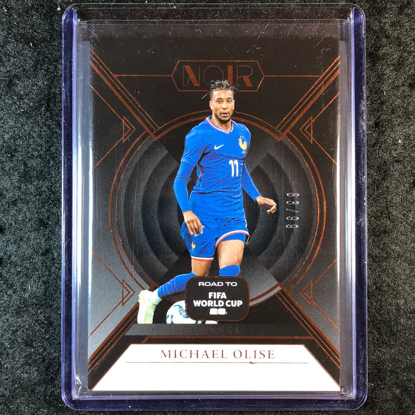 2025-26 Noir Road to FIFA World Cup MICHAEL OLISE Base Bronze 63/99 #30
