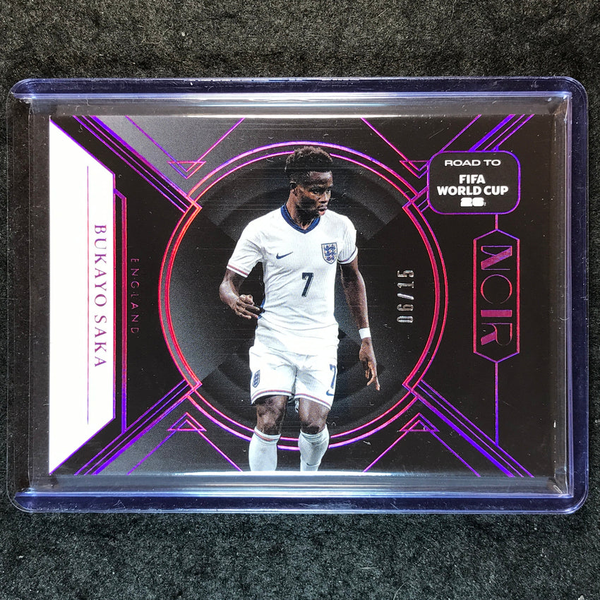 2025-26 Noir Road to FIFA World Cup BUKAYO SAKA Base Pink 6/15 #150