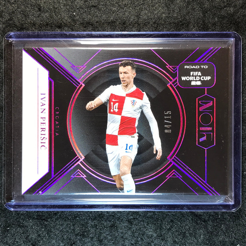 2025-26 Noir Road to FIFA World Cup IVAN PERISIC Base Pink 4/15 #154