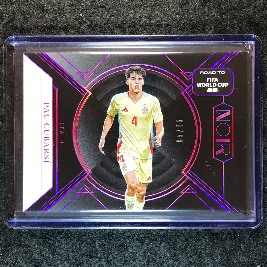 2025-26 Noir Road to FIFA World Cup PAU CUBARSI Base Pink 5/15 #161
