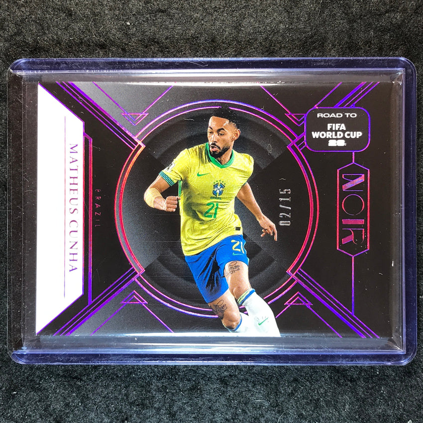 2025-26 Noir Road to FIFA World Cup MATHEUS CUNHA Base Pink 2/15 #168