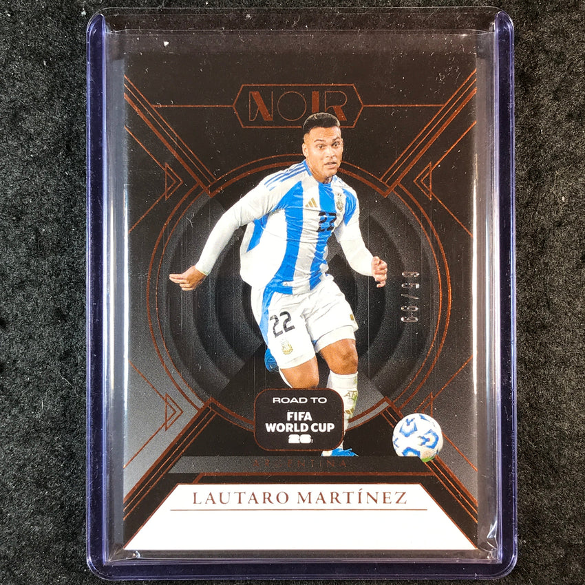 2025-26 Noir Road to FIFA World Cup LAUTARO MARTINEZ Base Bronze 65/99 #3