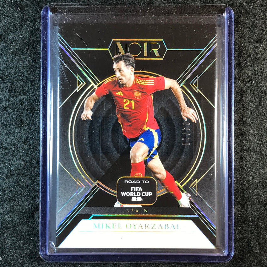 2025-26 Noir Road to FIFA World Cup MIKEL OYARZABAL Base Gold 4/10 #55