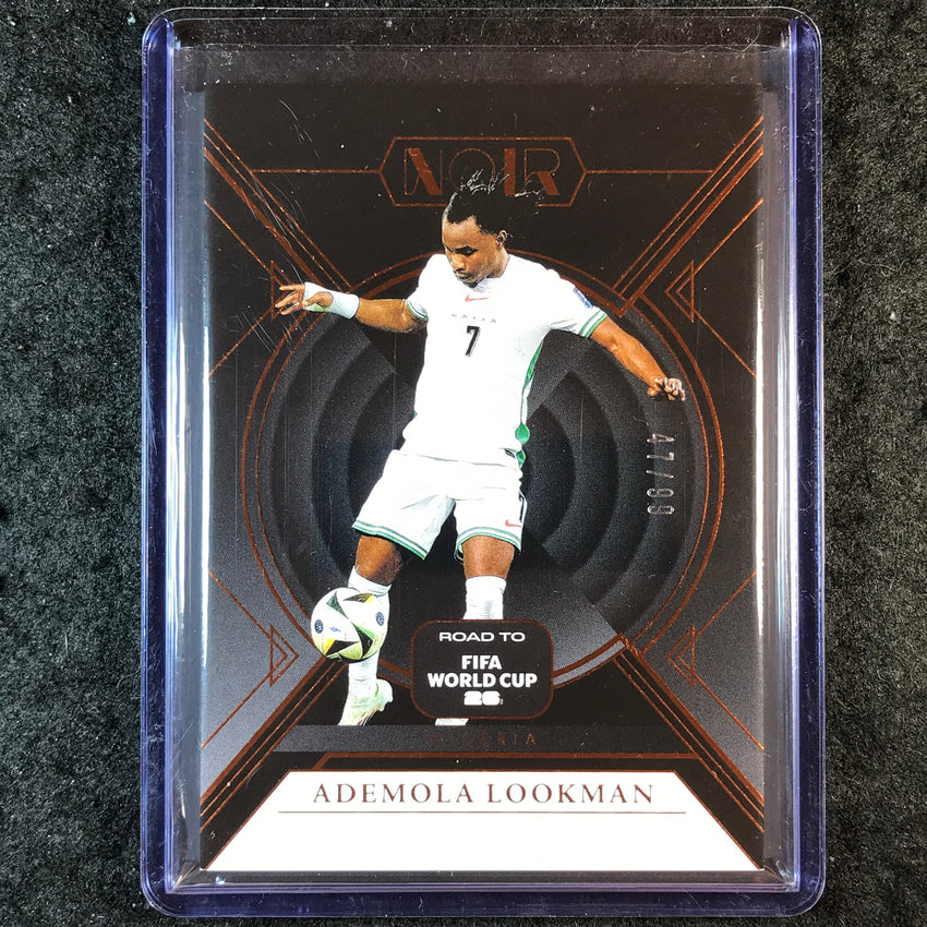 2025-26 Noir Road to FIFA World Cup ADEMOLA LOOKMAN Base Bronze 47/99 #36