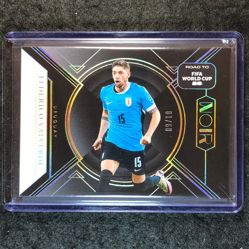 2025-26 Noir Road to FIFA World Cup FEDERICO VALVERDE Base Gold 9/10 #189
