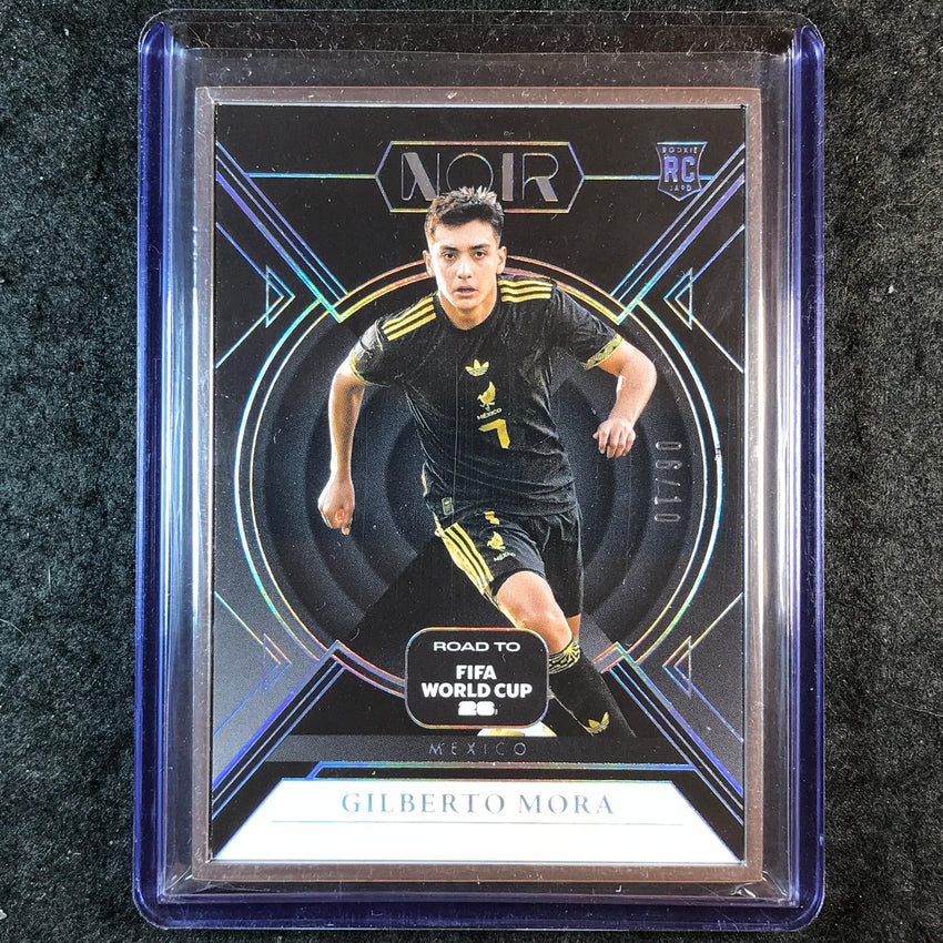 2025-26 Noir Road to World Cup GILBERTO MORA Rookie Base Silver Frame 6/10 #25
