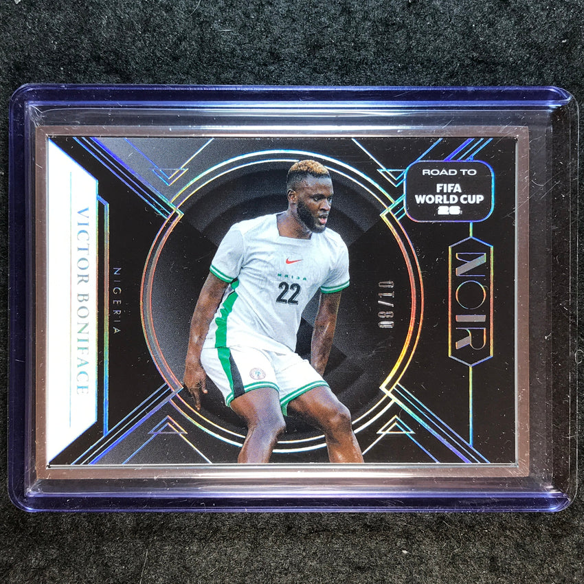 2025-26 Noir Road to FIFA World Cup VICTOR BONIFACE Base Silver Frame 8/10 #136