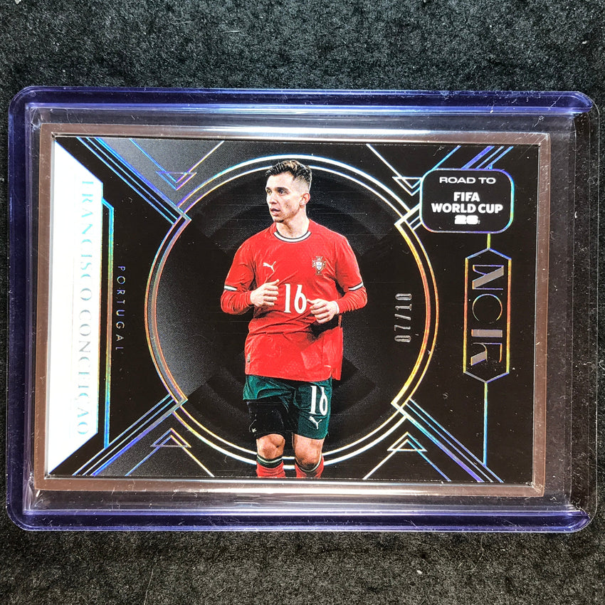 2025-26 Noir Road to World Cup FRANCISCO CONCEICAO Base Silver Frame 7/10 #192
