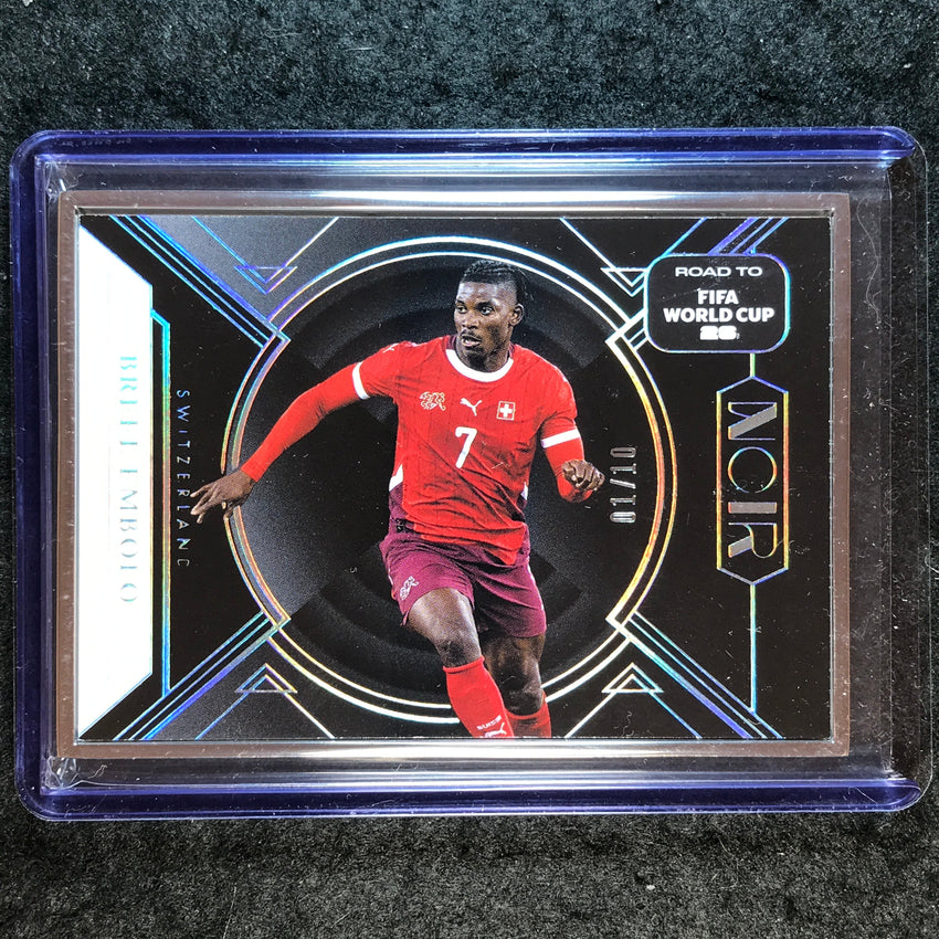 2025-26 Noir Road to FIFA World Cup BREEL EMBOLO Base Silver Frame 1/10 #197