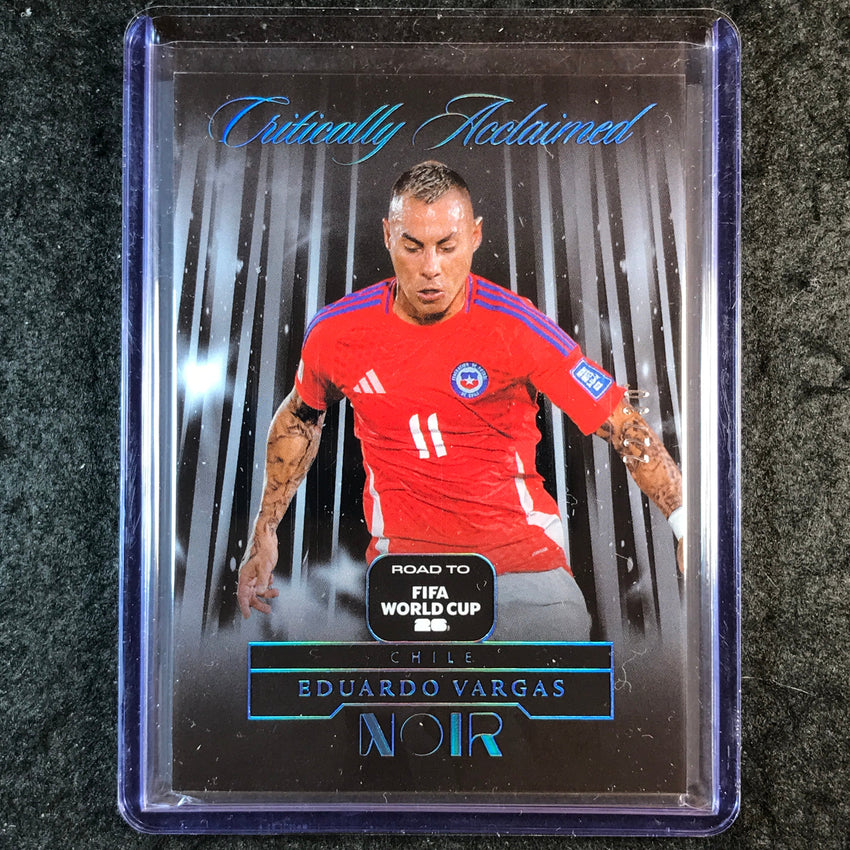 2025-26 Noir Road to FIFA World Cup EDUARDO VARGAS Critically Acclaimed 22/30 #4