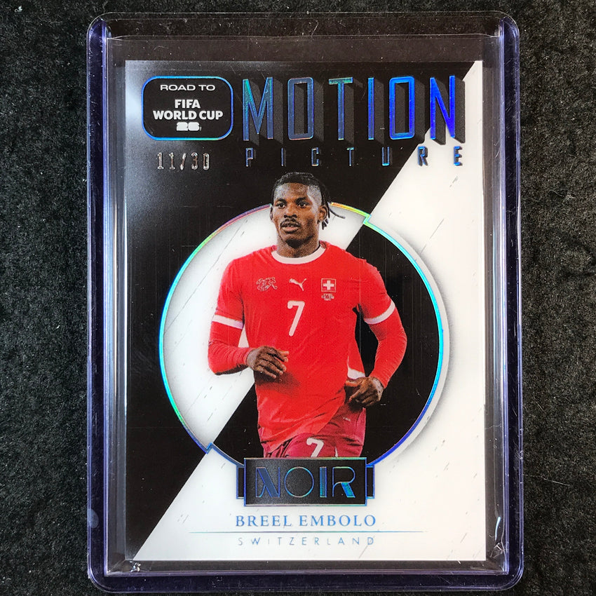 2025-26 Noir Road to FIFA World Cup BREEL EMBOLO Motion Picture 11/30 #20