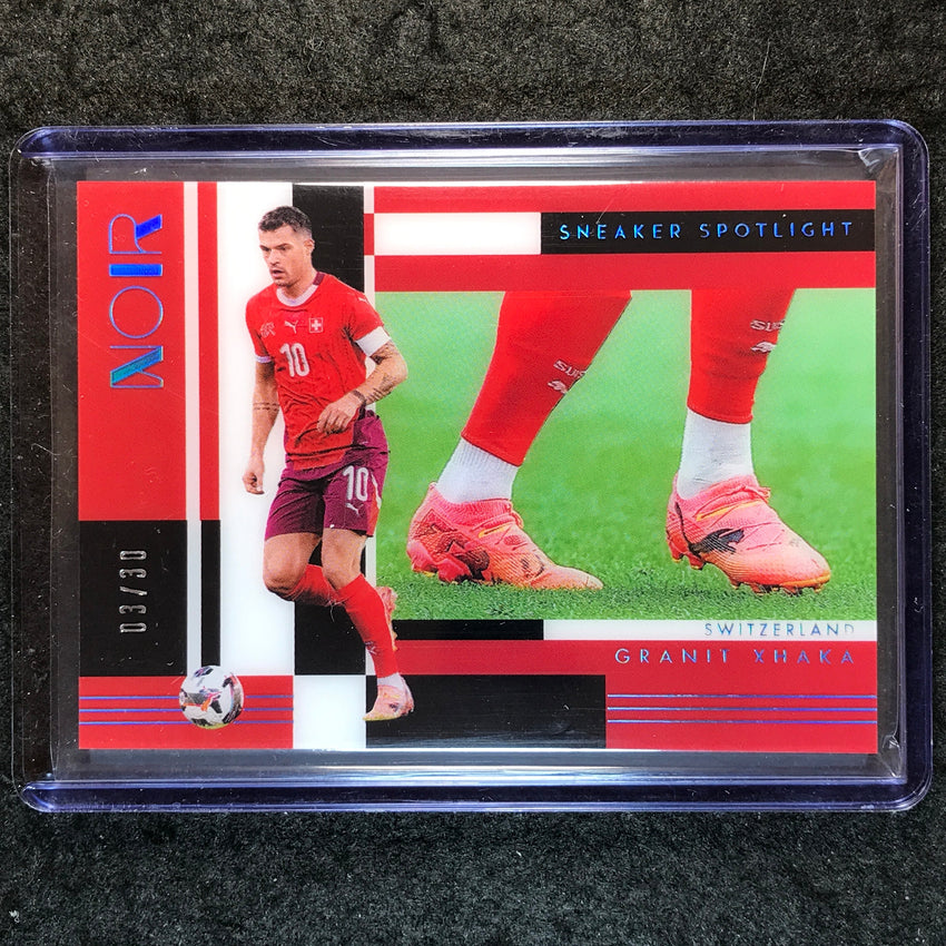 2025-26 Noir Road to FIFA World Cup GRANIT XHAKA Sneaker Spotlight 3/30 #7