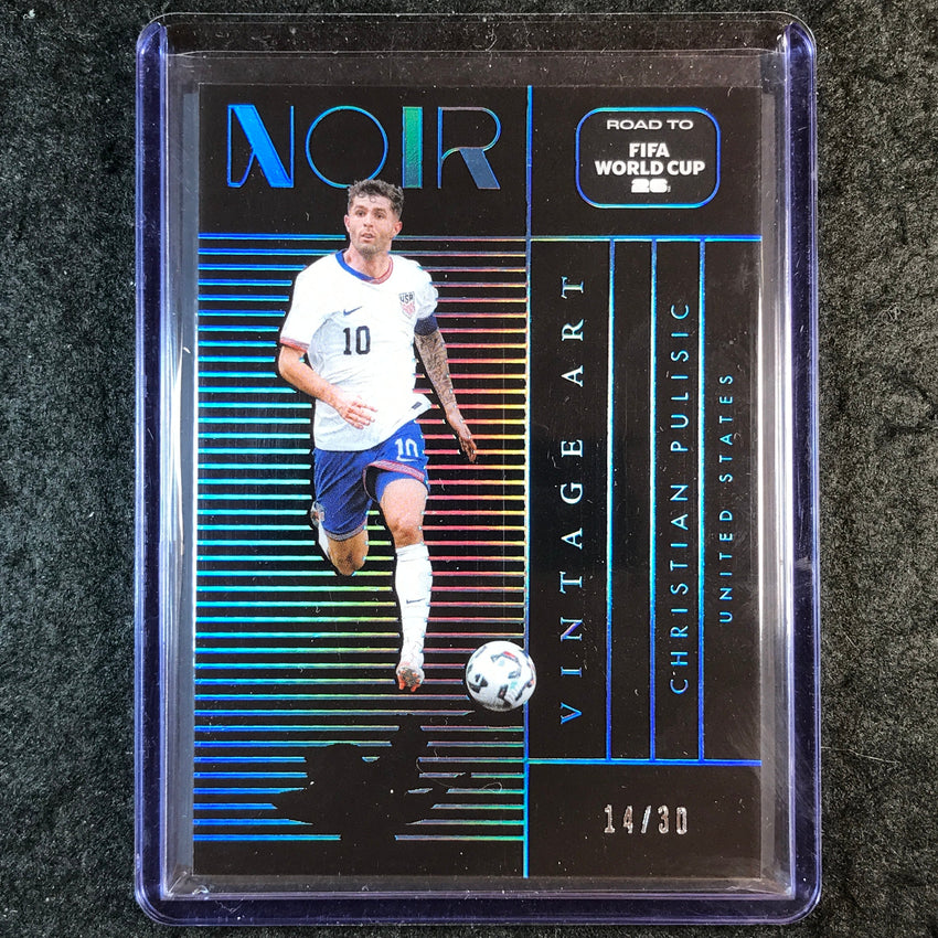 2025-26 Noir Road to FIFA World Cup CHRISTIAN PULISIC Vintage Art 14/30 #