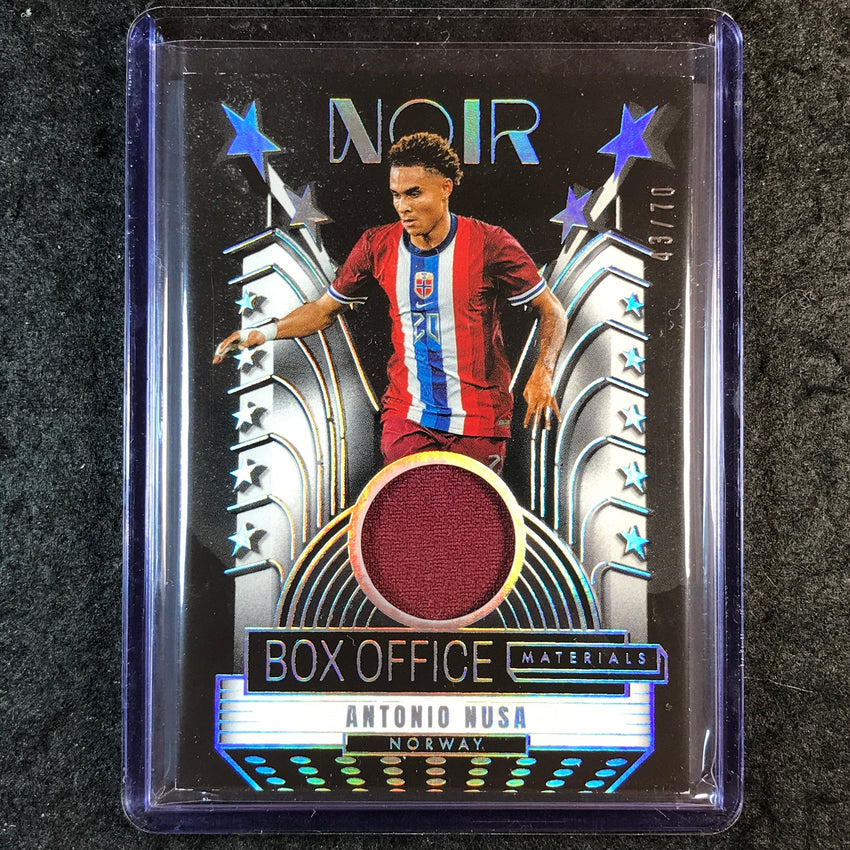 2025-26 Noir Road to World Cup ANTONIO NUSA Box Office Materials Jersey 43/70