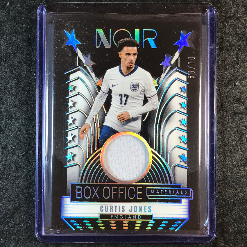 2025-26 Noir Road to World Cup CURTIS JONES Box Office Materials Jersey 68/70