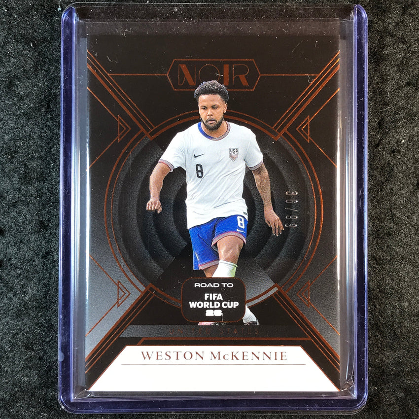 2025-26 Noir Road to FIFA World Cup WESTON MCKENNIE Base Bronze 36/99 #42