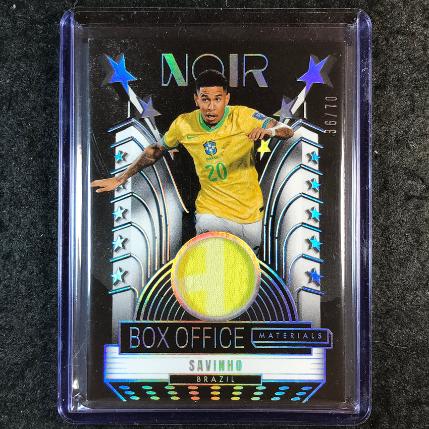 2025-26 Noir Road to FIFA World Cup SAVINHO Box Office Materials Jersey 36/70