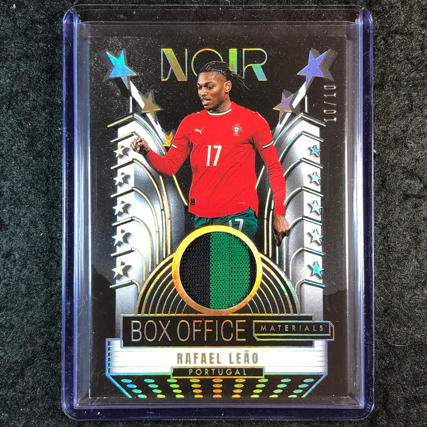 2025-26 Noir Road to World Cup RAFAEL LEAO Box Office Materials Patch Gold 10/10