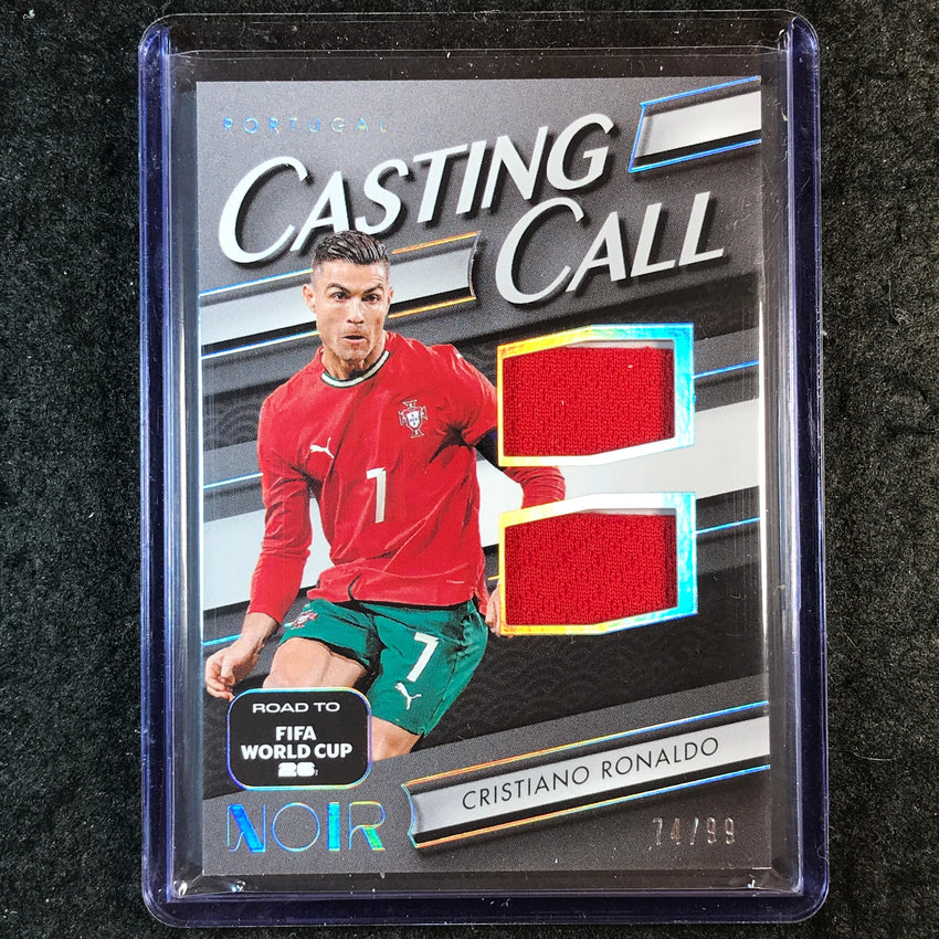 2025-26 Noir Road to World Cup CRISTIANO RONALDO Casting Call Materials 74/99