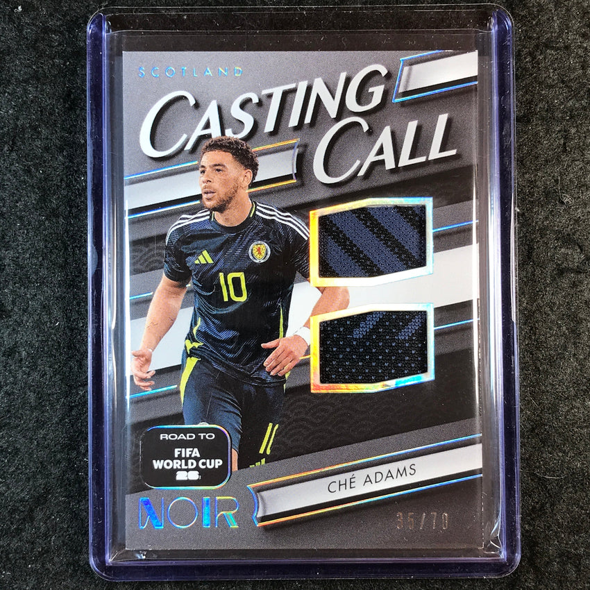 2025-26 Noir Road to World Cup CHE ADAMS Casting Call Materials Jersey 35/70