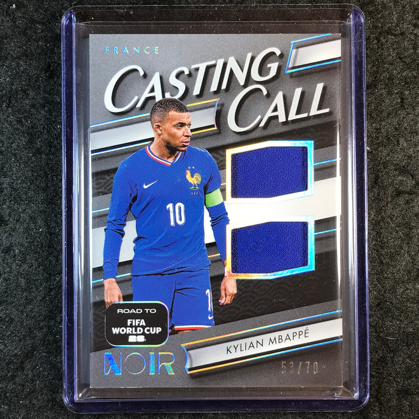 2025-26 Noir Road to World Cup KYLIAN MBAPPE Casting Call Materials Jersey 53/70