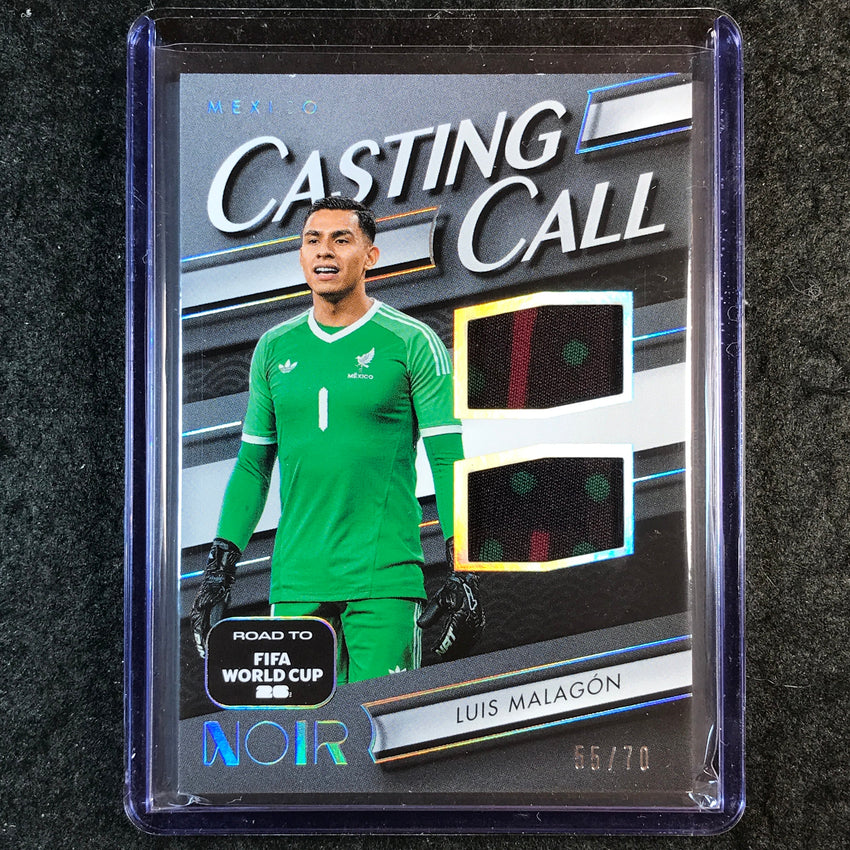 2025-26 Noir Road to World Cup LUIS MALAGON Casting Call Materials Jersey 55/70