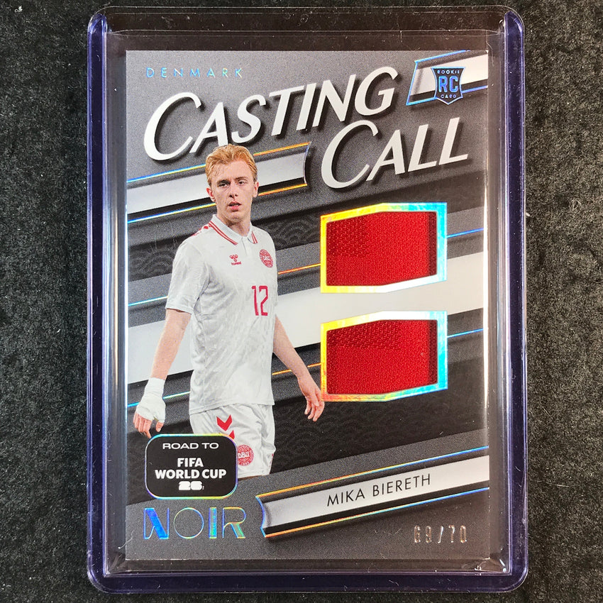 2025-26 Noir Road to World Cup MIKA BIERETH Casting Call Materials Rookie 69/70