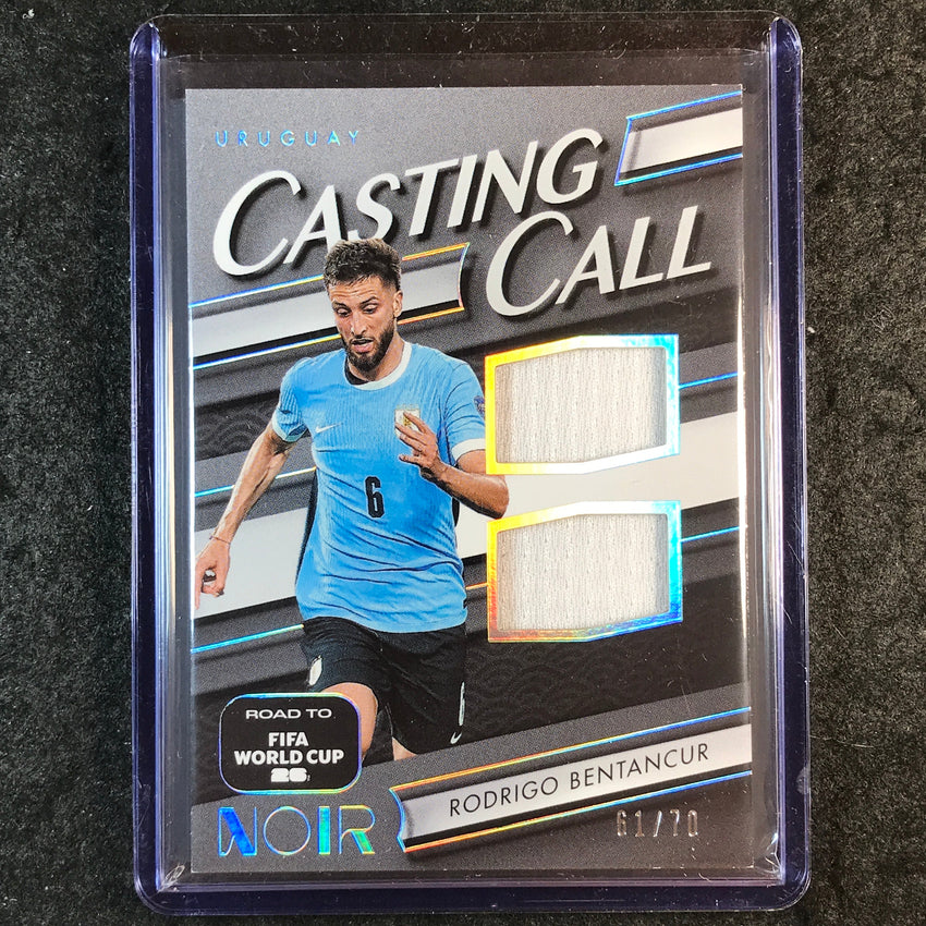 2025-26 Noir Road to World Cup RODRIGO BENTANCUR Casting Call Materials 61/70