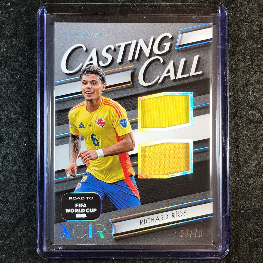 2025-26 Noir Road to World Cup RICHARD RIOS Casting Call Materials Jersey 30/70