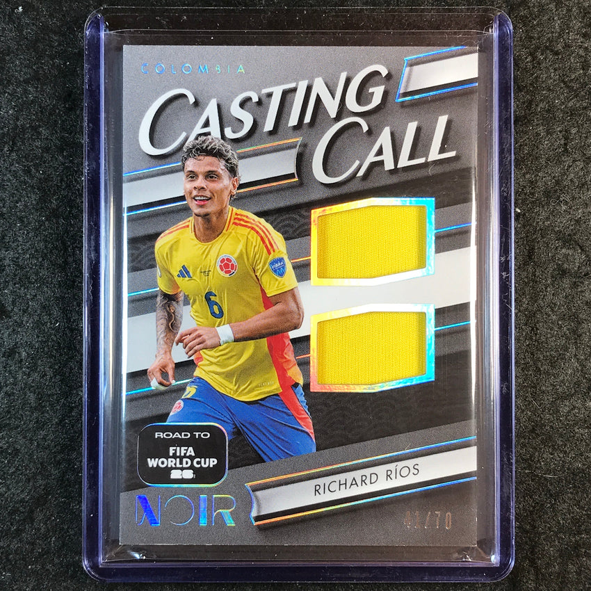 2025-26 Noir Road to World Cup RICHARD RIOS Casting Call Materials Jersey 41/70