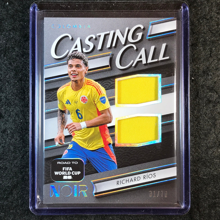 2025-26 Noir Road to World Cup RICHARD RIOS Casting Call Materials Jersey 31/70