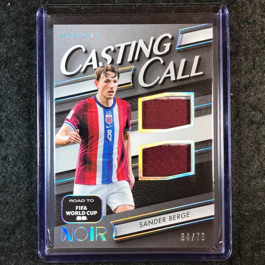 2025-26 Noir Road to World Cup SANDER BERGE Casting Call Materials Jersey 64/70