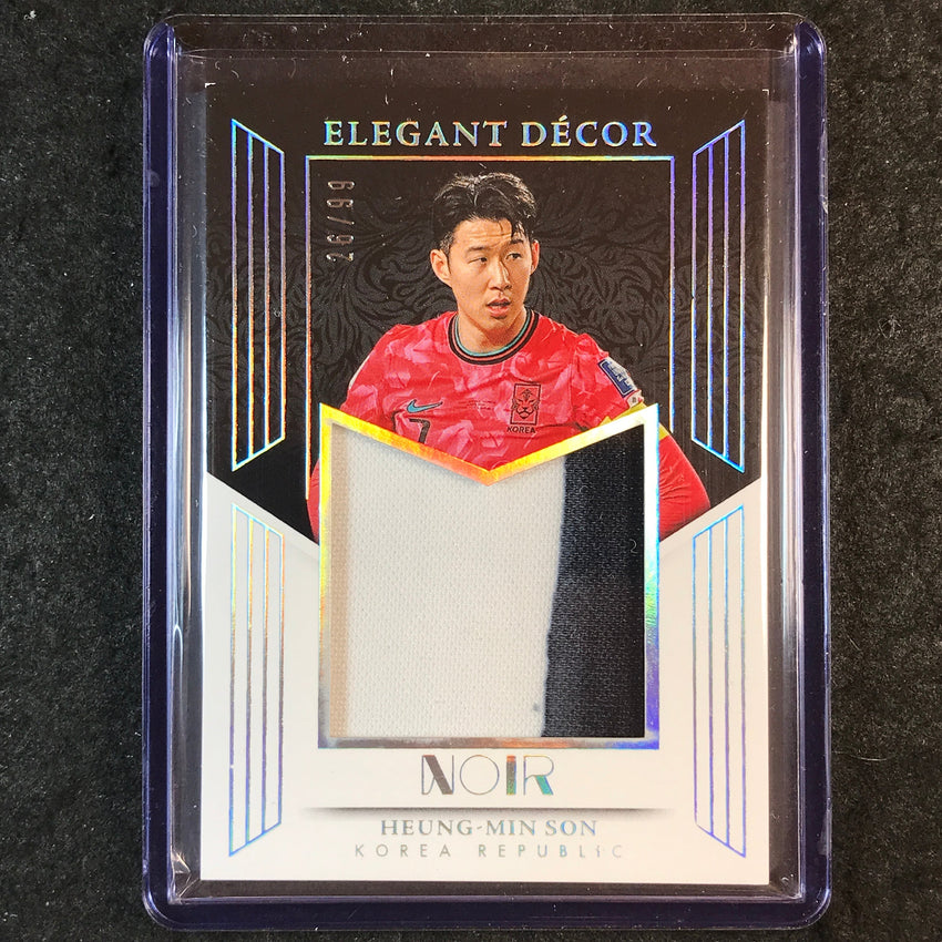 2025-26 Noir Road to World Cup HEUNG-MIN SON Elegant Decor Jersey Relic 26/99