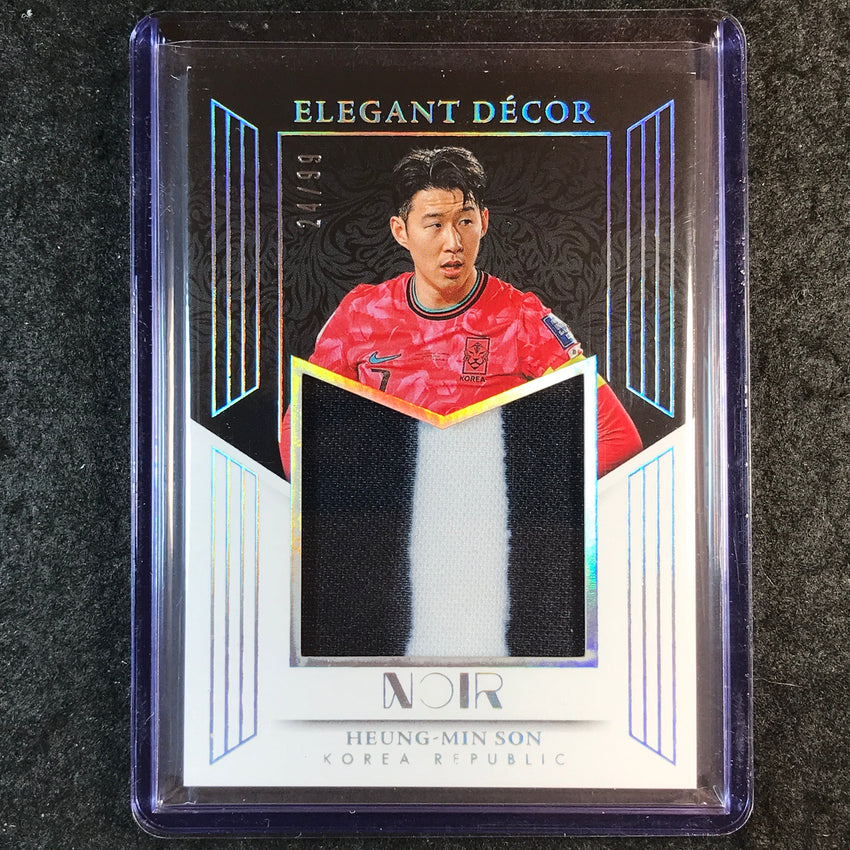 2025-26 Noir Road to World Cup HEUNG-MIN SON Elegant Decor Jersey Relic 24/99
