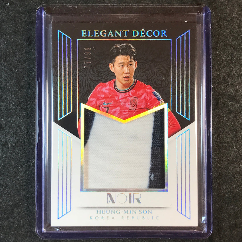 2025-26 Noir Road to World Cup HEUNG-MIN SON Elegant Decor Jersey Relic 77/99