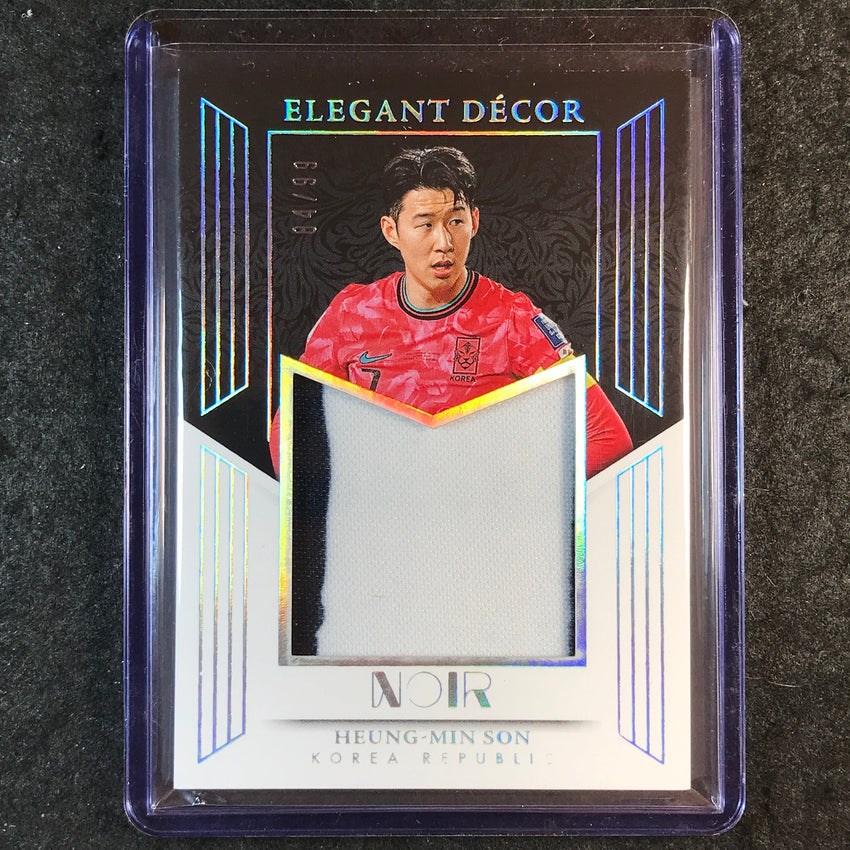 2025-26 Noir Road to World Cup HEUNG-MIN SON Elegant Decor Jersey Relic 84/99