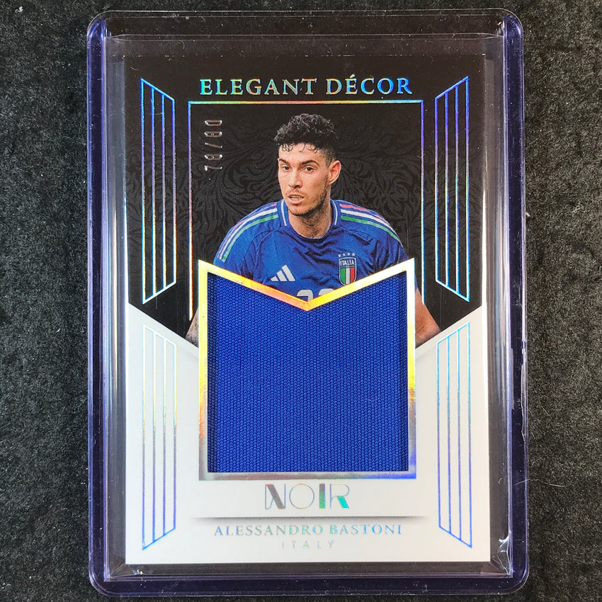 2025-26 Noir Road to World Cup ALESSANDRO BASTONI Elegant Decor Jersey 78/80