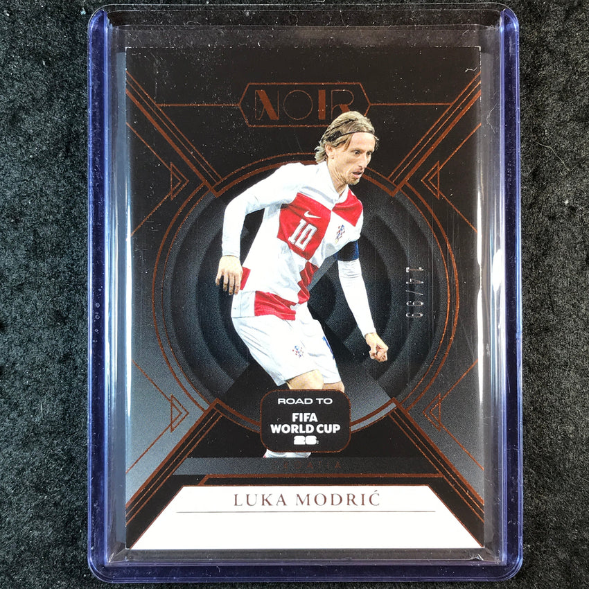 2025-26 Noir Road to FIFA World Cup LUKA MODRIC Base Bronze 14/99 #53
