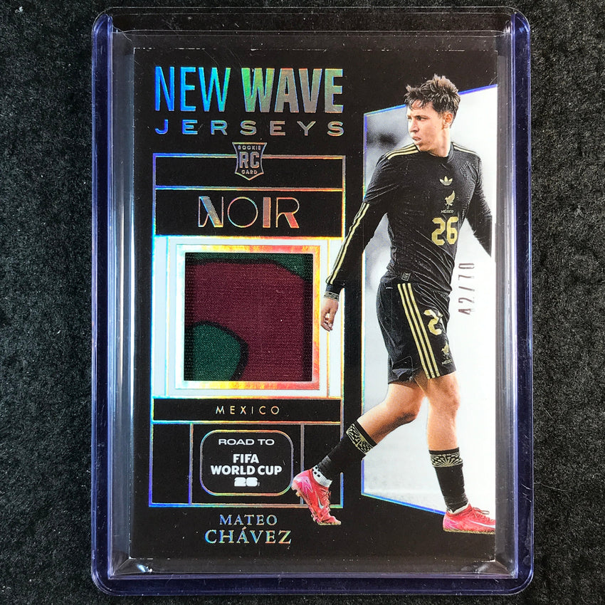 2025-26 Noir Road to FIFA World Cup MATEO CHAVEZ New Wave Jerseys 42/70