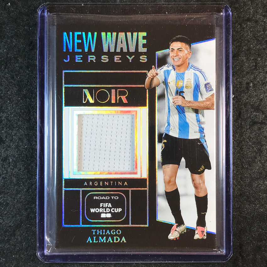 2025-26 Noir Road to FIFA World Cup THIAGO ALMADA New Wave Jerseys 11/70