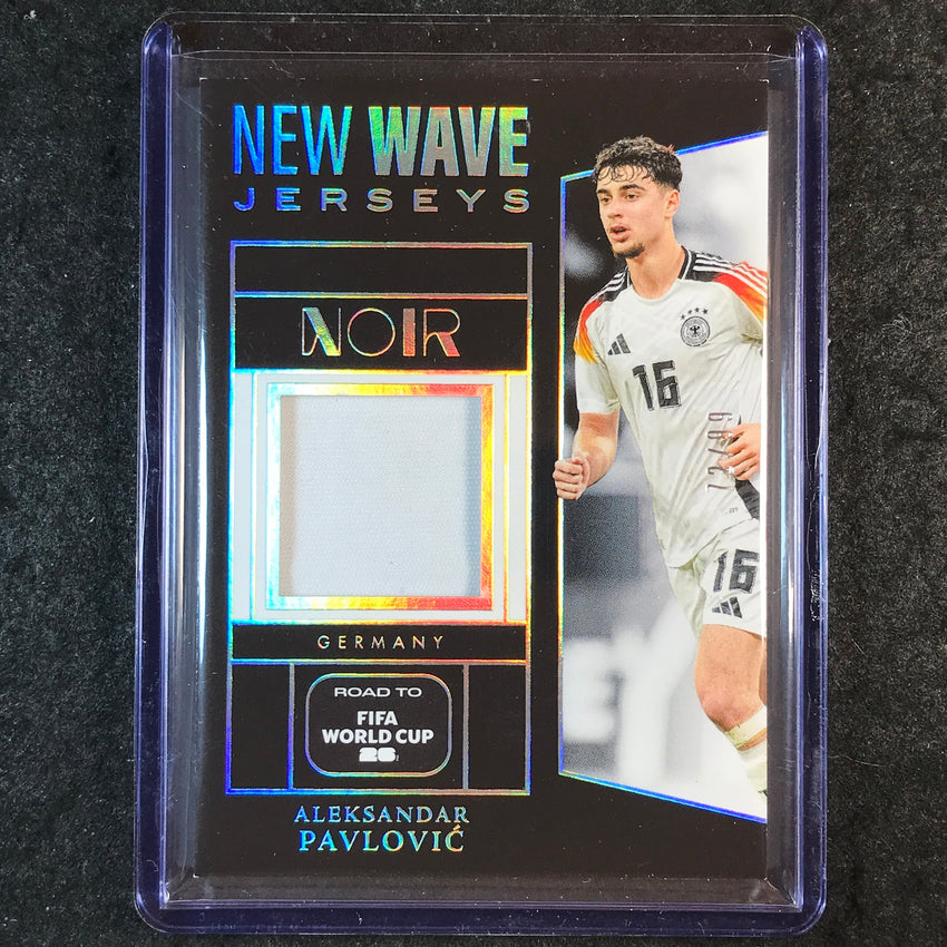 2025-26 Noir Road to FIFA World Cup ALEKSANDAR PAVLOVIC New Wave Jerseys 72/70