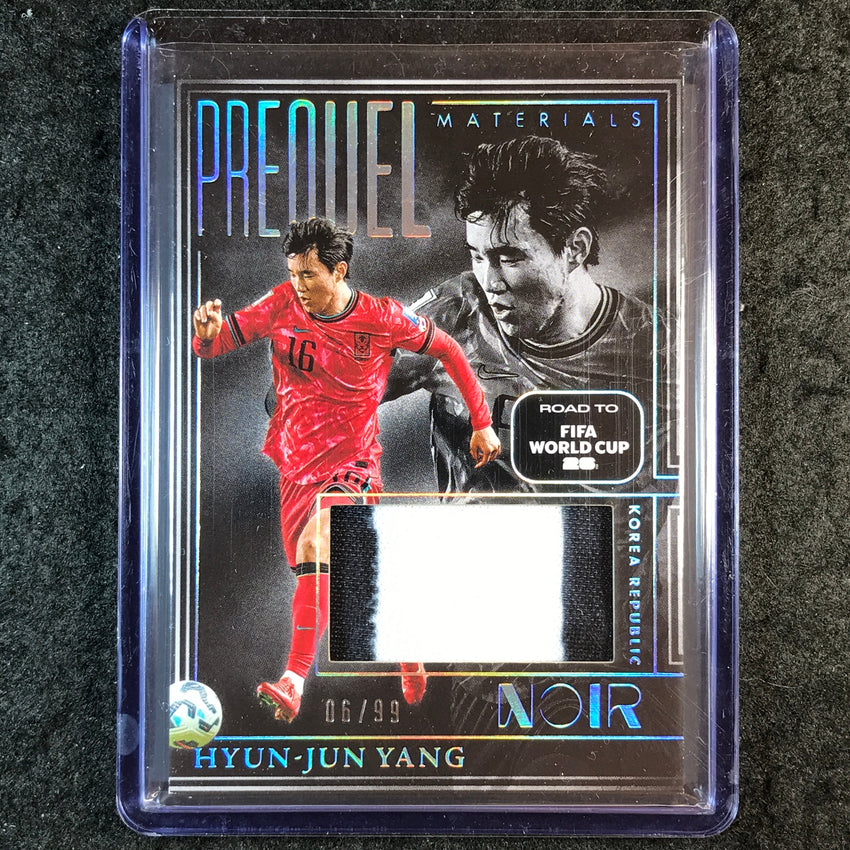 2025-26 Noir Road to FIFA World Cup HYUN-JUN YANG Prequel Materials Jersey 6/99