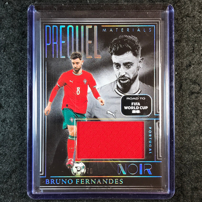 2025-26 Noir Road to World Cup BRUNO FERNANDES Prequel Materials Jersey 11/70