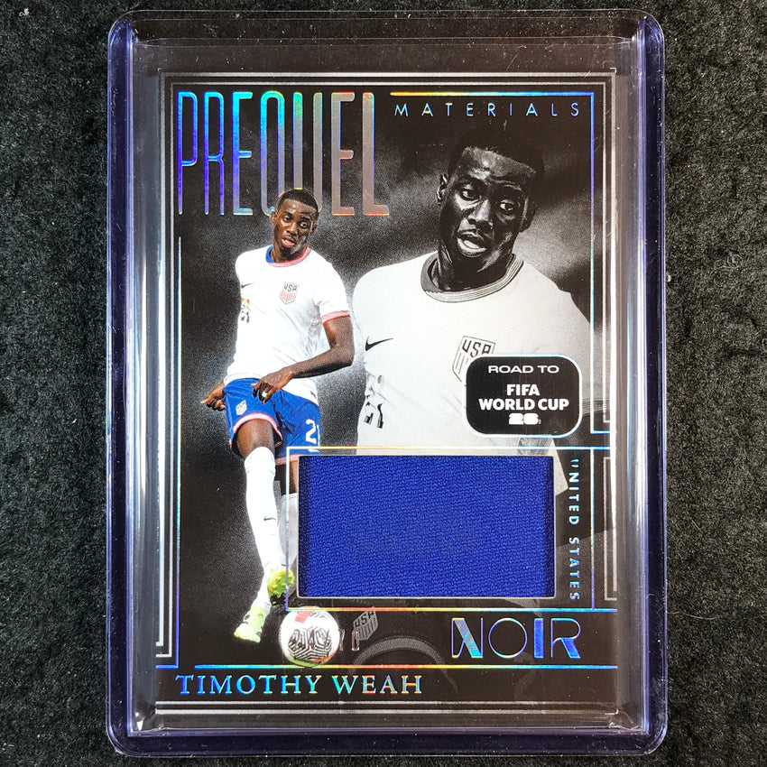 2025-26 Noir Road to FIFA World Cup TIMOTHY WEAH Prequel Materials Jersey 24/70