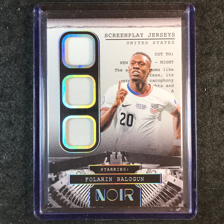 2025-26 Noir Road to FIFA World Cup FOLARIN BALOGUN Screenplay Jerseys 15/70