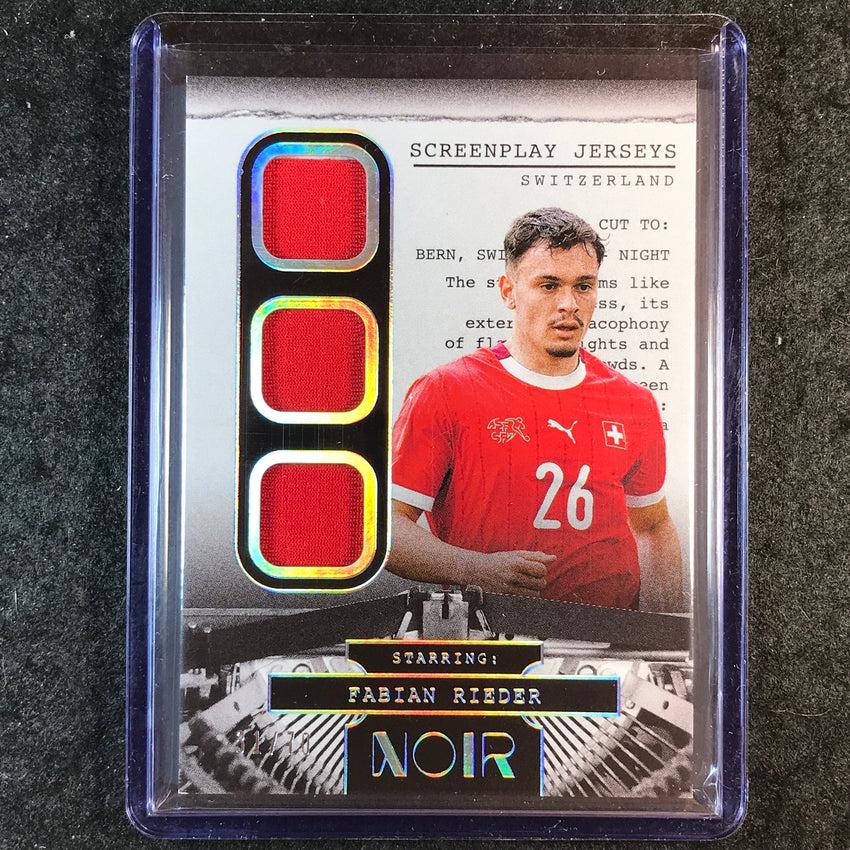 2025-26 Noir Road to FIFA World Cup FABIAN RIEDER Screenplay Jerseys 31/70