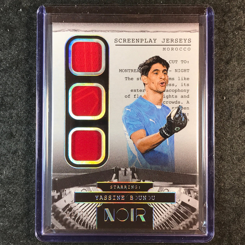 2025-26 Noir Road to FIFA World Cup YASSINE BOUNOU Screenplay Jerseys 65/70
