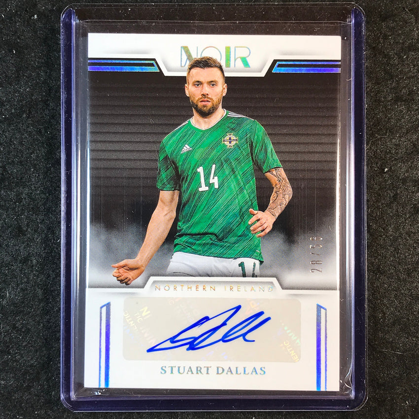 2025-26 Noir Road to FIFA World Cup STUART DALLAS Color Auto Silver 28/56