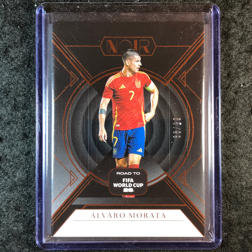 2025-26 Noir Road to FIFA World Cup ALVARO MORATA Base Bronze 65/99 #59